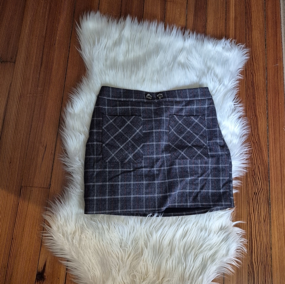 Plaid miniskirt